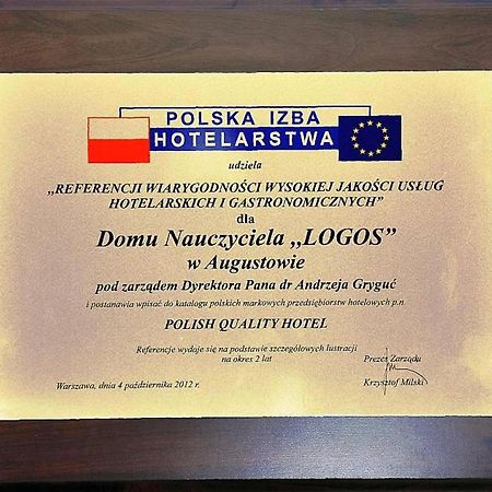 Kompleks Hotelowy Logos Augustów Eksteriør billede